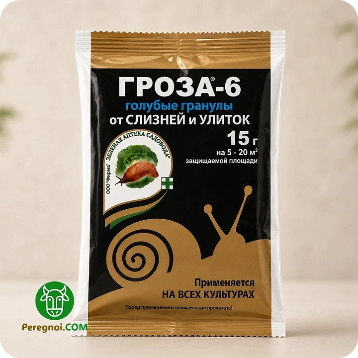 Гроза 15 г средство от слизней и улиток